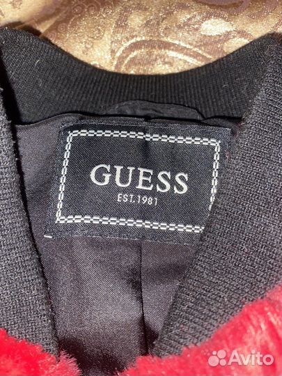 Укороченная шуба guess