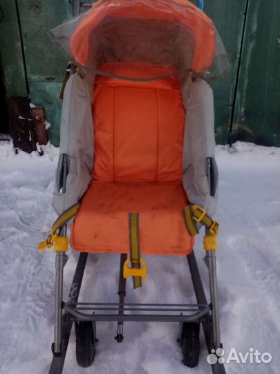 Детские санки коляска
