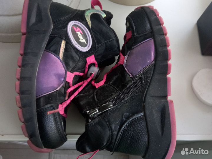 Ботинки демисезонные для девочки 29 размер