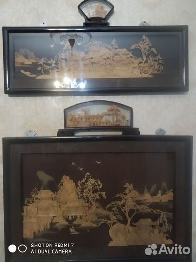 Картина из пробкового дерева