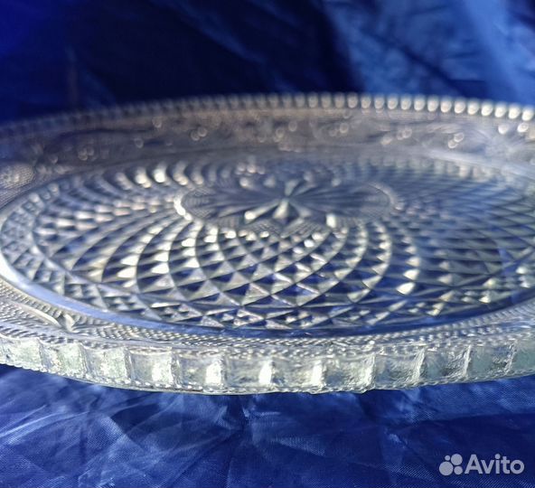 Блюдо стекло СССР
