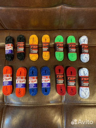 Хоккейные шнурки TSP Hockey с пропиткой