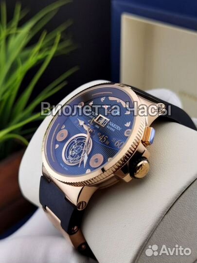 Красивые мужские механические часы Ulysse Nardin