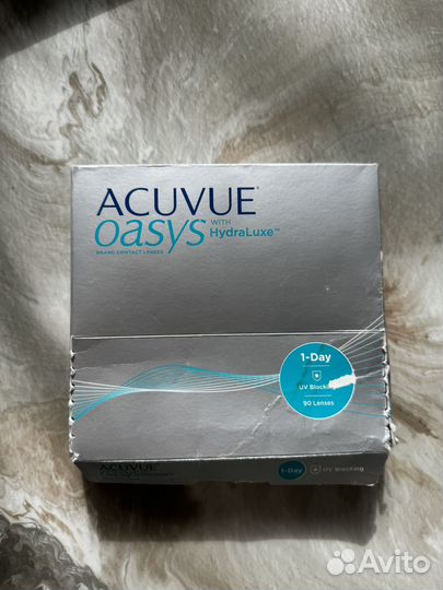 Контактные линзы acuvue oasys 1 day (1,25)