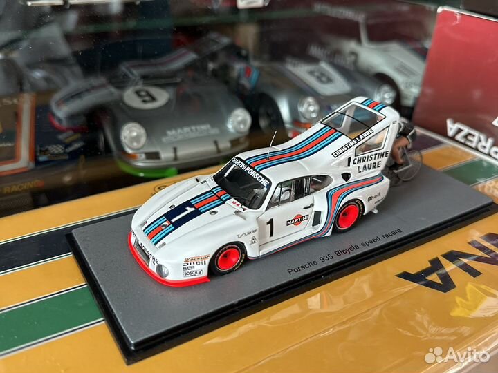 Porsche 935 Bicycle Speed Record 1/43 Spark