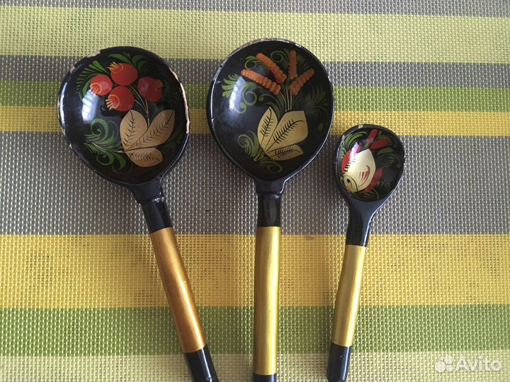 Деревянные ложки хохлома