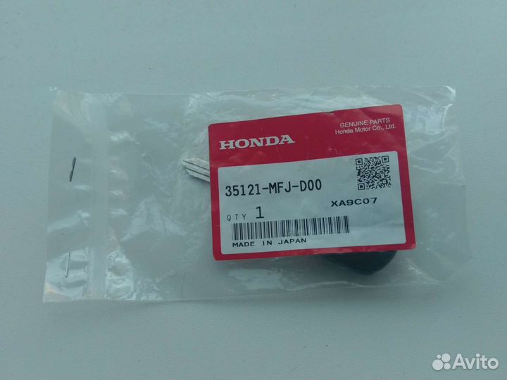 Ключ зажигания Honda