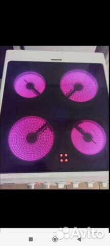 Плиты 2штуки Электрические Стеклокерамика Горения