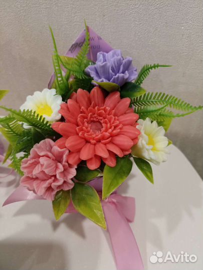 Мыльные букеты на 8 марта