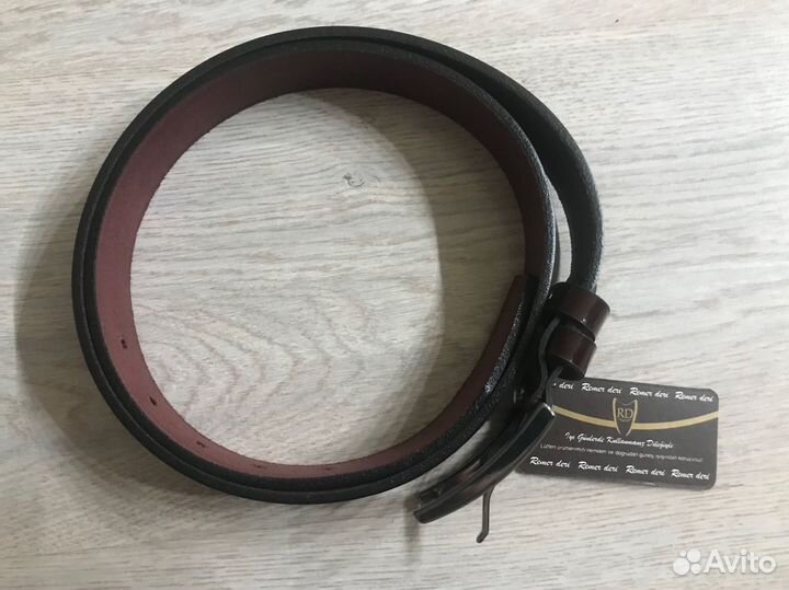 Мужской кожаный ремень