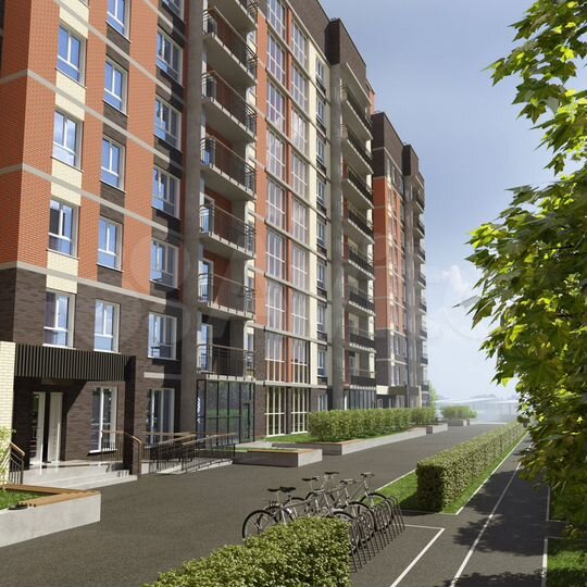 2-к. квартира, 57 м², 3/9 эт.