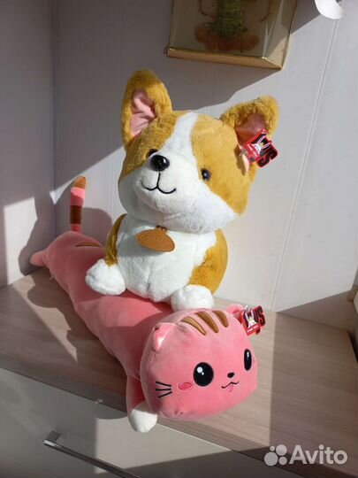 Гусь обнимусь,корги,кот батон 110см, 70см