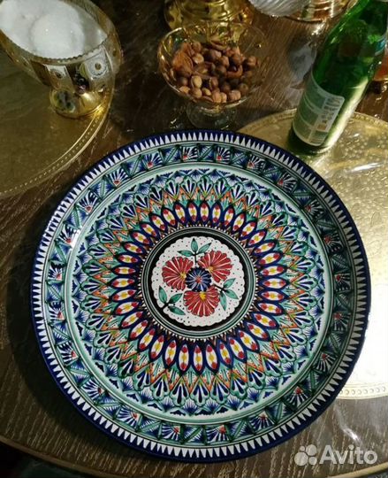 Ляган - Узбекское Керамическое Блюдо, 1 сорт