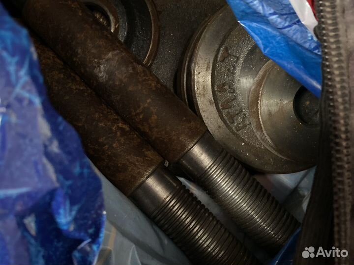 Гантели разобранные