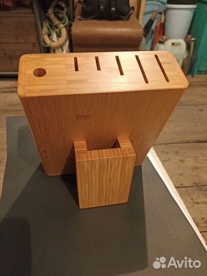 Подставка для ножей деревянная