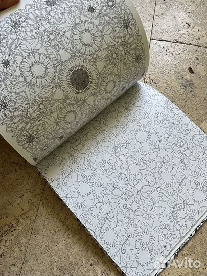 Книга раскраска Таинственный сад Джоанна Бэсфорд