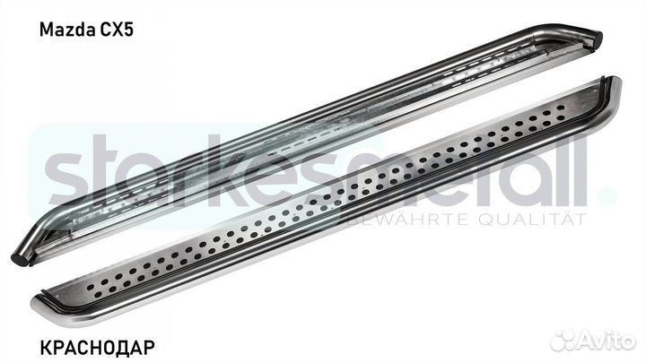 Пороги подножки Mazda CX5 Style