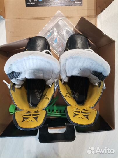 Хоккейные коньки bauer 33,5 размер