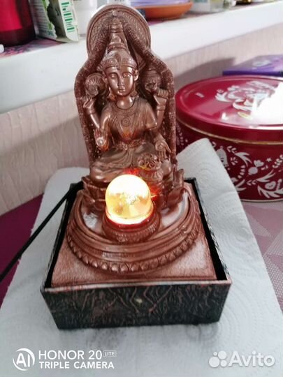 Декоративный фонтанчик богиня Лакшми