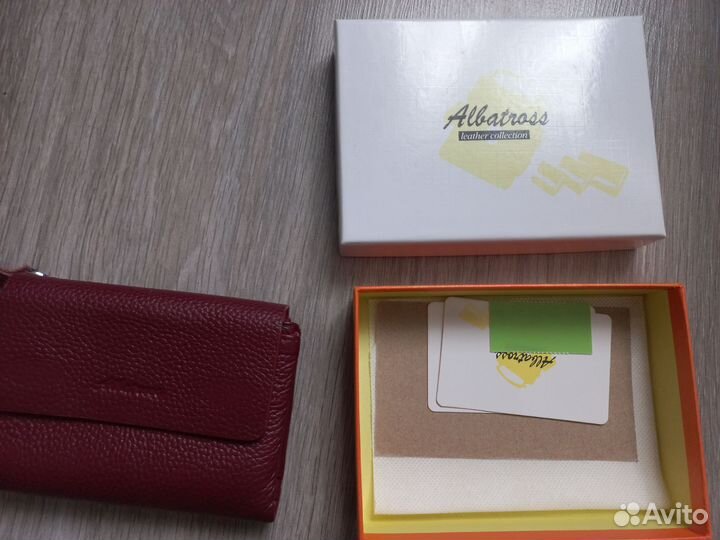 Новый кожаный кошелек Albatross