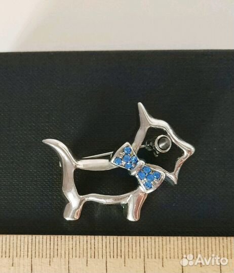 Брошь новая терьер