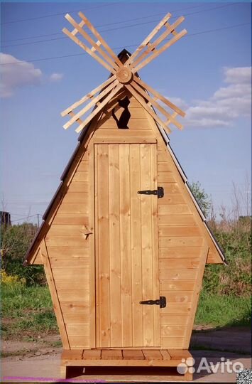 Дачный туалет с установкой