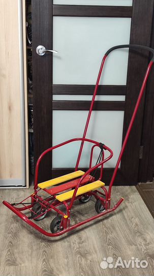 Детские санки с колесами