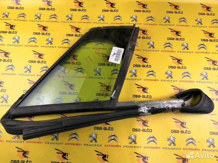 Стекло передней двери правой неподвижное peugeot 3