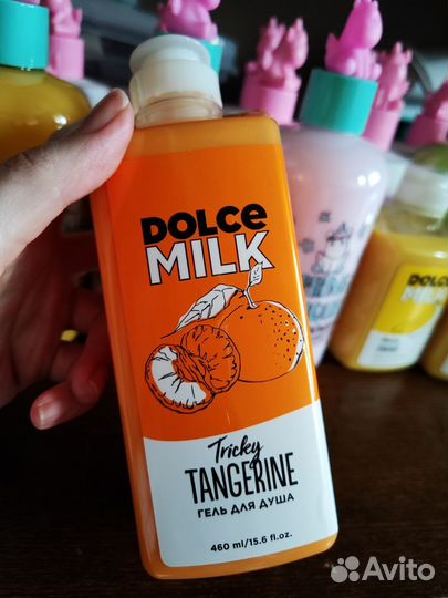 Dolce milk гель для душа, unicorns approve