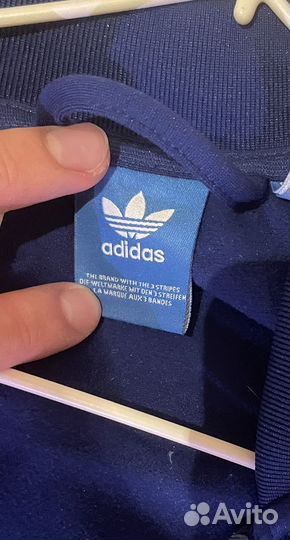 Кофта на молнии adidas винтаж