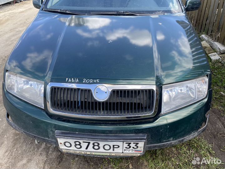 Панель передняя телевизор skoda fabia