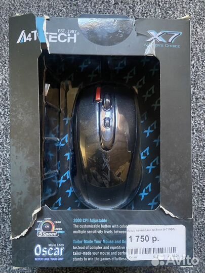 Игровая мышь a4tech x-710bk