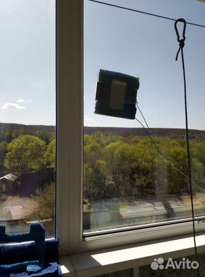 Робот мойщик окон. Мытье окон