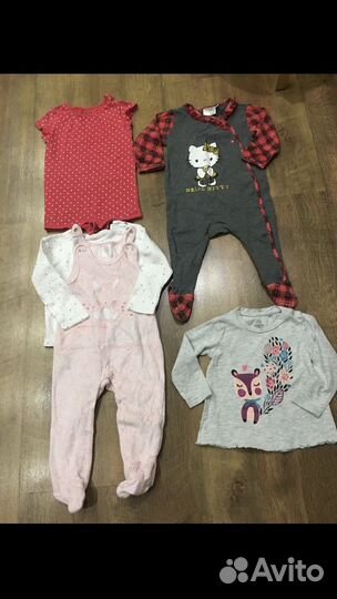 Пакет одежды для дев 74-90 см 4 шт