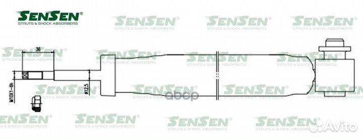 Амортизатор sensen LC337 646 32140121 Sensen