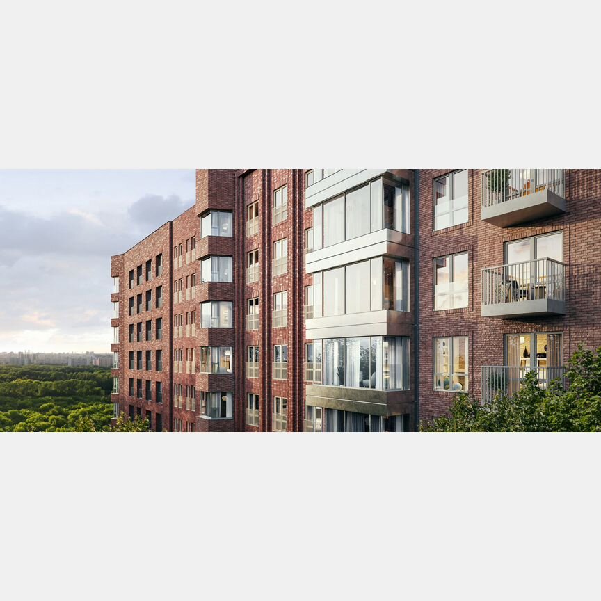 2-к. квартира, 62,1 м², 2/17 эт.