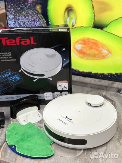 Робот пылесос моющий tefal