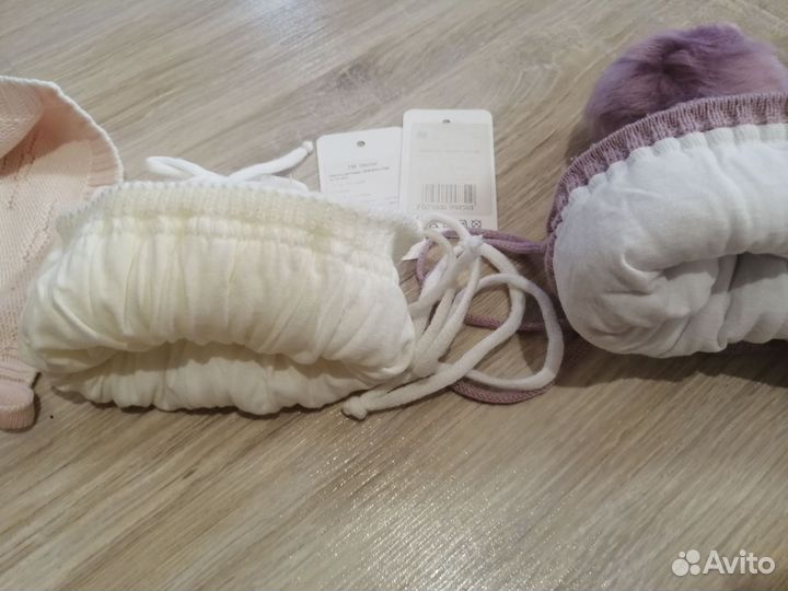 Шапочки с 0 до 1года