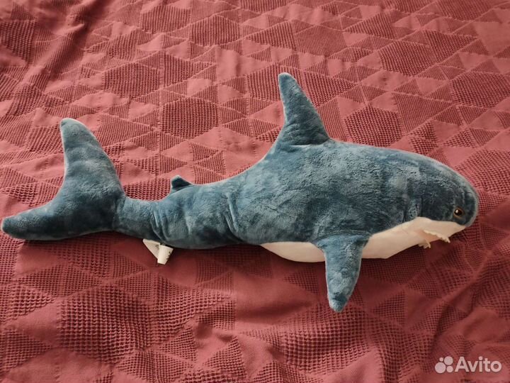 В наличии Мягкая игрушка акула 80 см