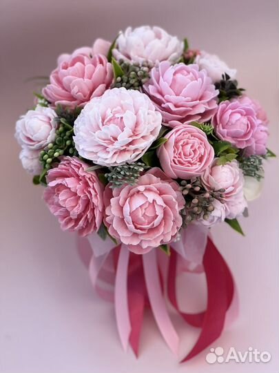 Букет цветов из мыла