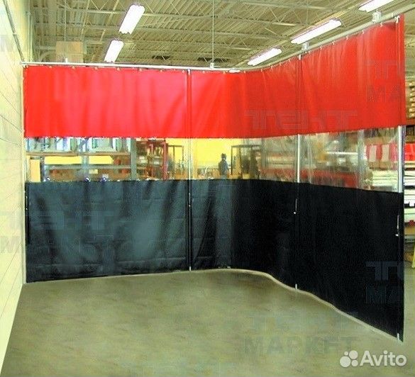 Штора пвх прозрачная 500 микрон