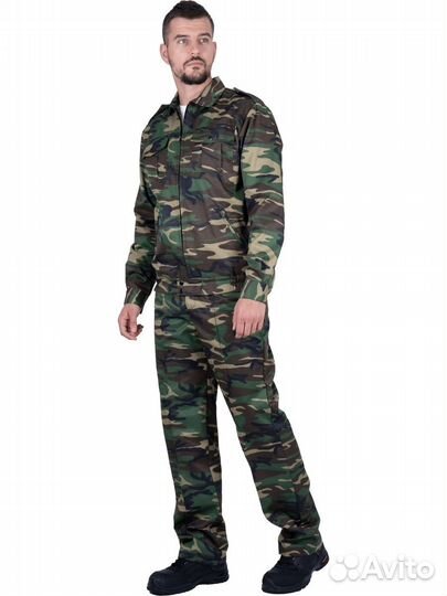 Костюм мужской Вулкан камуфляж зеленый