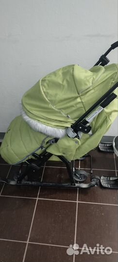 Детские санки коляска бу