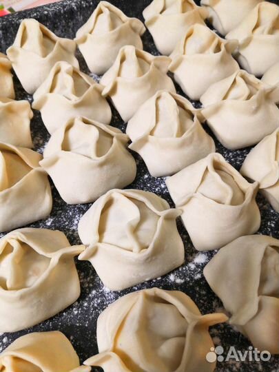 Вареники и пельмени домашние ручной лепки