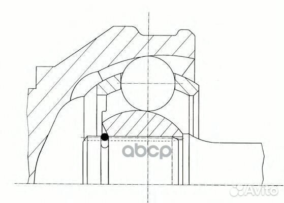 Шрус 304327 GKN (Loebro)