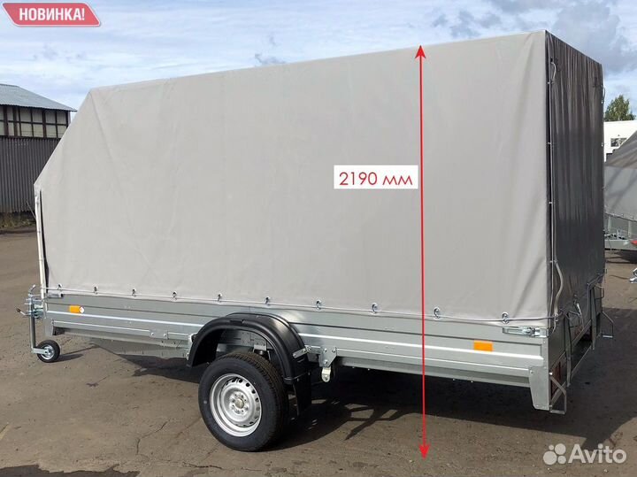 Оцинкованный прицеп для л/а 3.5х1.5х1.5