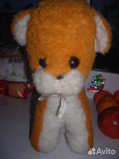 Тигр СССР меховая игрушка 70-х гг