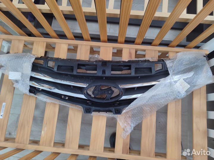 Решетка радиатора hyundai solaris 1 рестайлинг