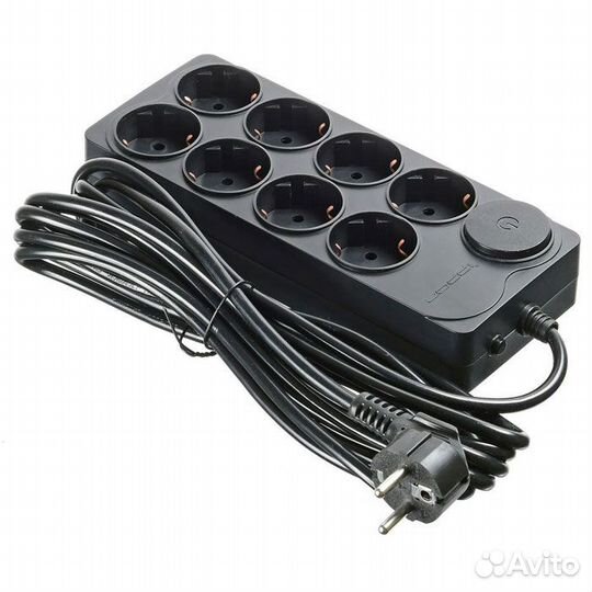 Сетевой фильтр Ippon BK238 8 розеток 3.0м #71338