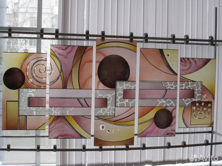 Витражные постеры